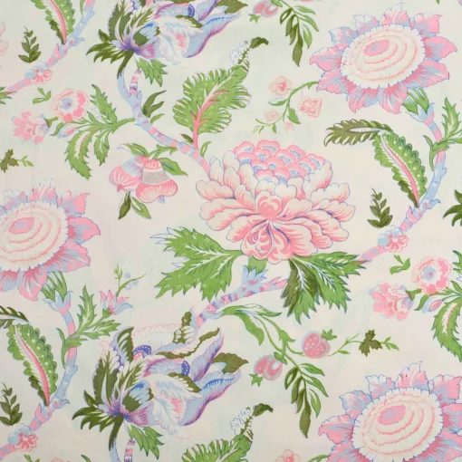 Mrs. Alice Pink Peony Tablecloth< Summer Table Linen | Tablecloths