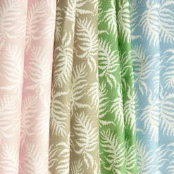 Mrs. Alice Pink Trailing Ferns Fabric< Serena Fresson Fabrics