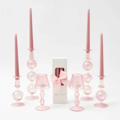 Mrs. Alice Pretty In Pink Candlescape< Candles | Candlescapes