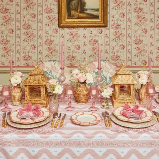 Mrs. Alice Pretty In Pink Candlescape< Candles | Candlescapes