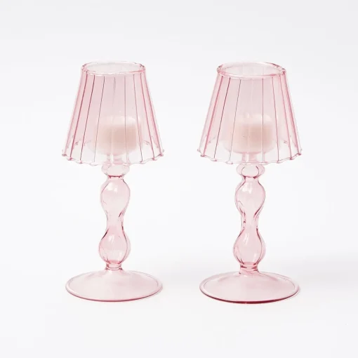 Mrs. Alice Pretty In Pink Candlescape< Candles | Candlescapes
