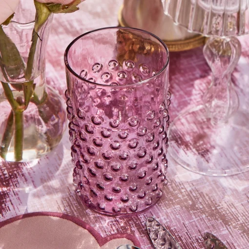 Mrs. Alice Purple Hobnail Glasses (Set of 6)< Summer Glassware | Glasses