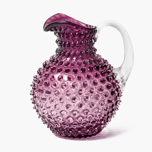 Mrs. Alice Purple Hobnail Jug< Summer Glassware | Jugs