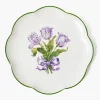 Mrs. Alice Purple Tulip Dinner Plate< Dinner Plates