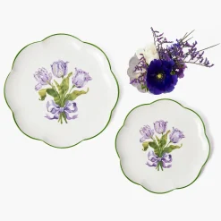 Mrs. Alice Purple Tulip Starter Plate< Starter Plates