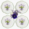 Mrs. Alice Purple Tulip Starter Plates (Set of 4)< Starter Plates | Crockery Sets
