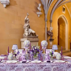Mrs. Alice Purple Tulip Starter Plates (Set of 4)< Starter Plates | Crockery Sets