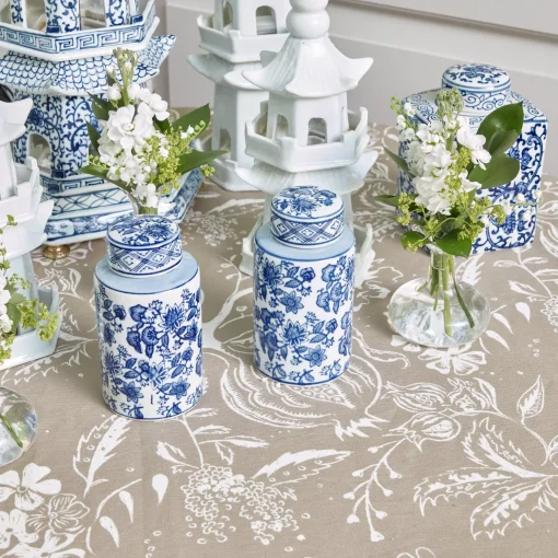 Mrs. Alice Putty Chelsea Square Fabric< Serena Fresson Fabrics
