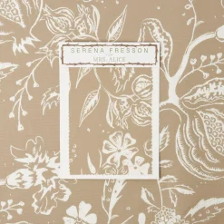 Mrs. Alice Putty Chelsea Square Fabric< Serena Fresson Fabrics