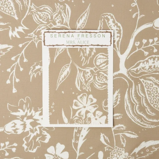 Mrs. Alice Putty Chelsea Square Fabric< Serena Fresson Fabrics