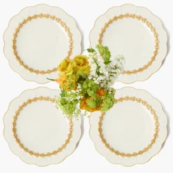 Mrs. Alice Putty Laurel Dinner Plates (Set of 4)< Summer Crockery | Dinner Plates