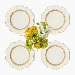 Mrs. Alice Putty Laurel Starter Plates (Set of 4)< Summer Crockery | Starter Plates