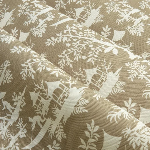 Mrs. Alice Putty Pagoda Garden Fabric< Serena Fresson Fabrics