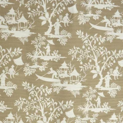 Mrs. Alice Putty Pagoda Garden Fabric< Serena Fresson Fabrics