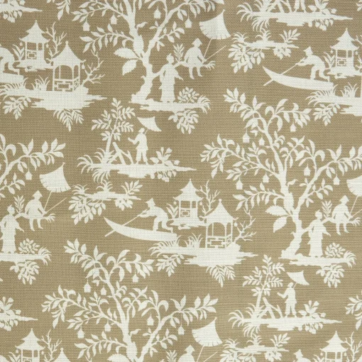Mrs. Alice Putty Pagoda Garden Fabric< Serena Fresson Fabrics