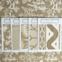 Mrs. Alice Putty Pagoda Garden Fabric< Serena Fresson Fabrics
