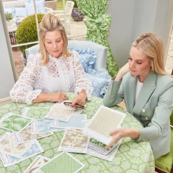 Mrs. Alice Putty Pagoda Garden Fabric< Serena Fresson Fabrics