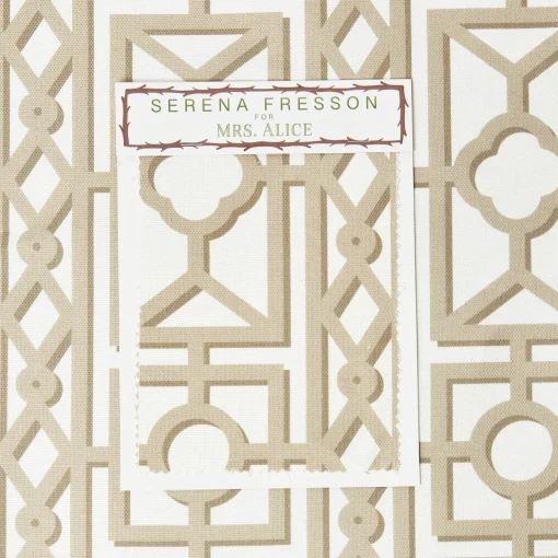 Mrs. Alice Putty Pavilion Fabric< Serena Fresson Fabrics