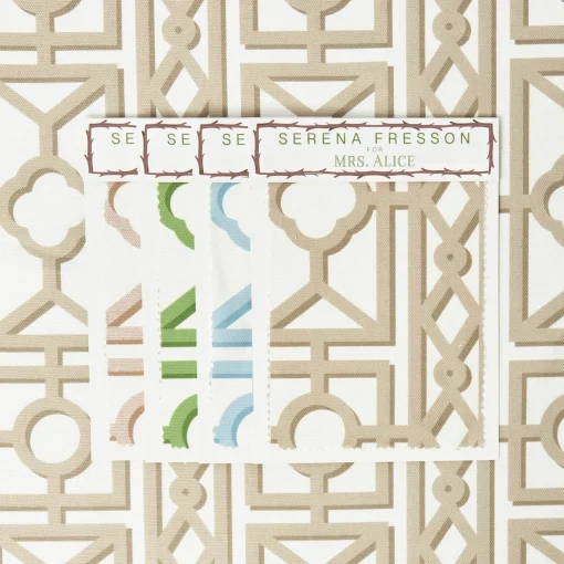 Mrs. Alice Putty Pavilion Fabric< Serena Fresson Fabrics
