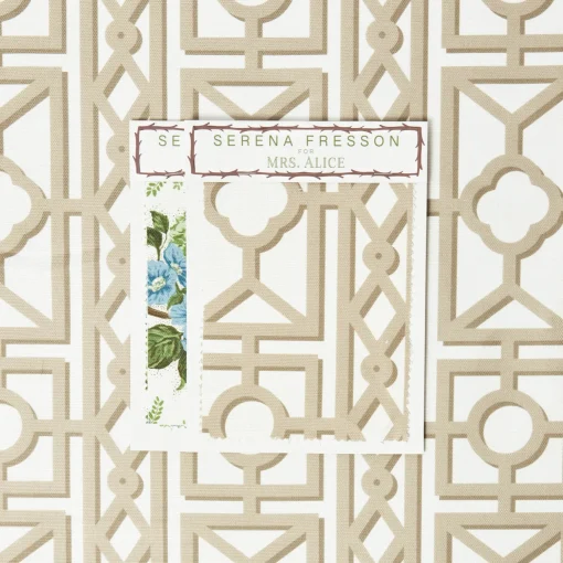 Mrs. Alice Putty Pavilion Fabric< Serena Fresson Fabrics