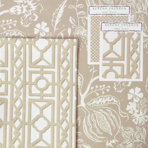 Mrs. Alice Putty Pavilion Fabric< Serena Fresson Fabrics