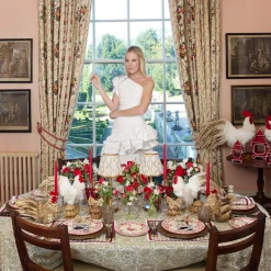 Mrs. Alice Putty Pheasant Tablecloth< Tablecloths | For Her