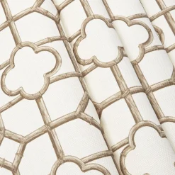Mrs. Alice Putty Shaded Bamboo Fabric< Serena Fresson Fabrics