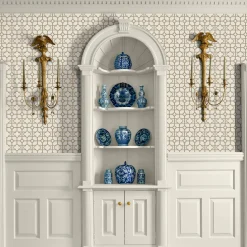 Mrs. Alice Putty Shaded Bamboo Wallpaper< Serena Fresson Wallpapers