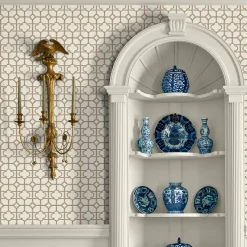 Mrs. Alice Putty Shaded Bamboo Wallpaper< Serena Fresson Wallpapers