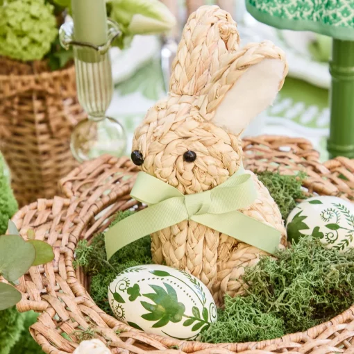 Mrs. Alice Raffia Rabbit Family< Spring Decorations