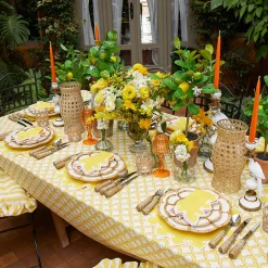 Mrs. Alice Raffia Water Glasses (Set of 4)< Summer Glassware | Glasses