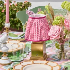 Mrs. Alice Raspberry Lotus Lampshade (18cm)< Summer Lighting | Lampshades