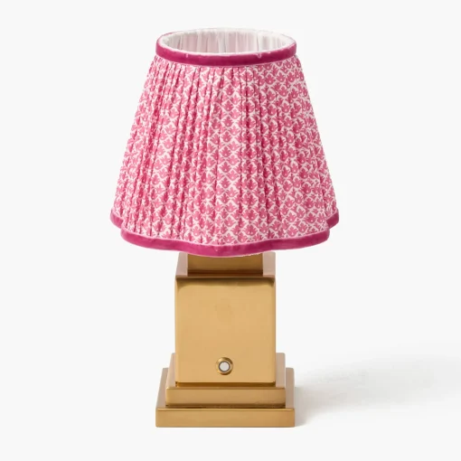 Mrs. Alice Raspberry Lotus Lampshade (18cm)< Summer Lighting | Lampshades
