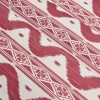 Mrs. Alice Raspberry Pink Ikat Stripe Fabric< Serena Fresson Fabrics