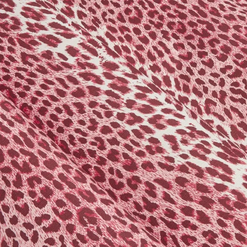 Mrs. Alice Raspberry Pink Leopard Fabric< Serena Fresson Fabrics