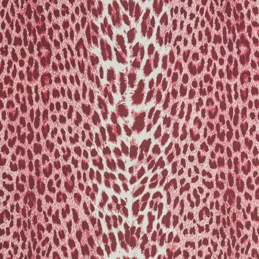 Mrs. Alice Raspberry Pink Leopard Fabric< Serena Fresson Fabrics