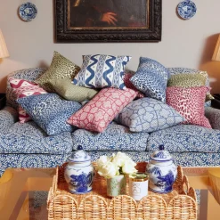 Mrs. Alice Raspberry Pink Leopard Fabric< Serena Fresson Fabrics