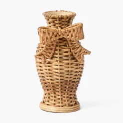 Mrs. Alice Rattan Bow Vases (Set of 3)< Vases | Vases & Planters