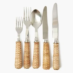 Mrs. Alice Rattan Cutlery (5 Piece)< Cutlery Sets