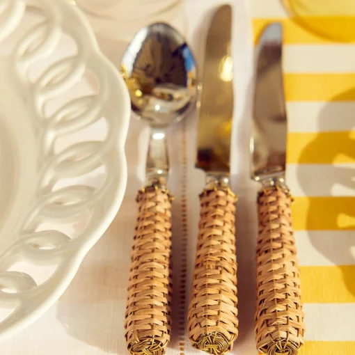 Mrs. Alice Rattan Cutlery (5 Piece)< Cutlery Sets