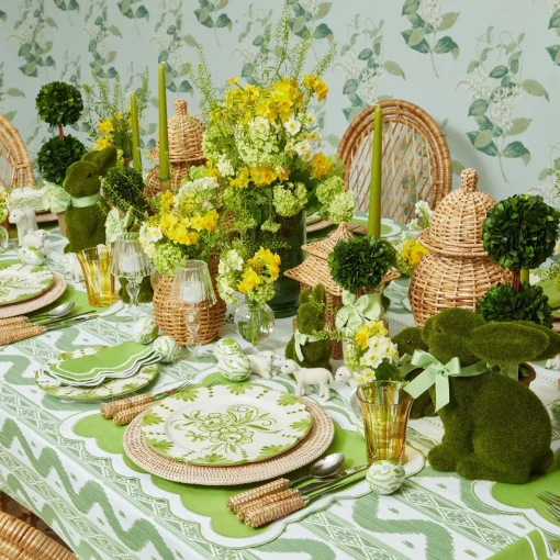 Mrs. Alice Rattan Ginger Jar< Year-round Decorations | Spring Decorations