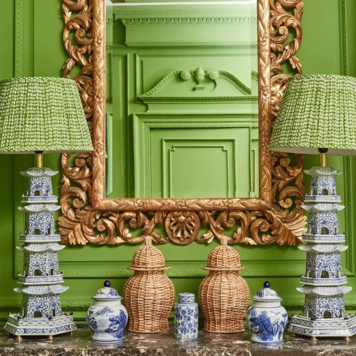 Mrs. Alice Rattan Ginger Jar< Year-round Decorations | Spring Decorations