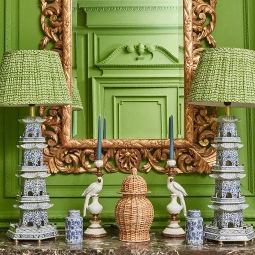 Mrs. Alice Rattan Ginger Jar< Year-round Decorations | Spring Decorations
