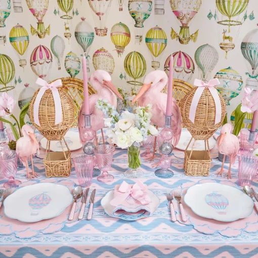 Mrs. Alice Rattan Hot Air Balloon< Year-round Decorations | Spring Decorations