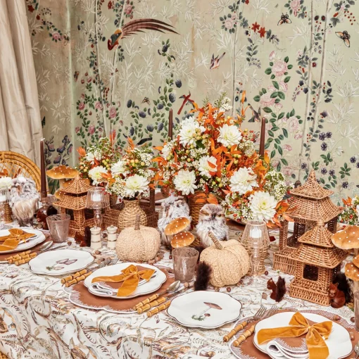 Mrs. Alice Rattan Pagoda & Urn Vase Set< Year-round Decorations | Autumn Decorations
