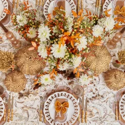 Mrs. Alice Rattan Pumpkin Family< Autumn Decorations