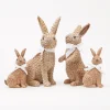 Mrs. Alice Rattan Rabbit Family< Spring Decorations