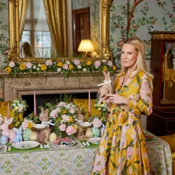 Mrs. Alice Rattan Rabbit Family< Spring Decorations
