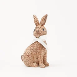 Mrs. Alice Rattan Rabbit Family< Spring Decorations