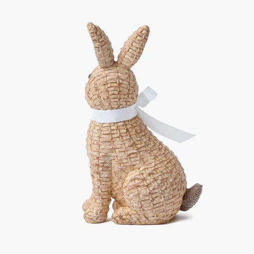 Mrs. Alice Rattan Rabbit Family< Spring Decorations